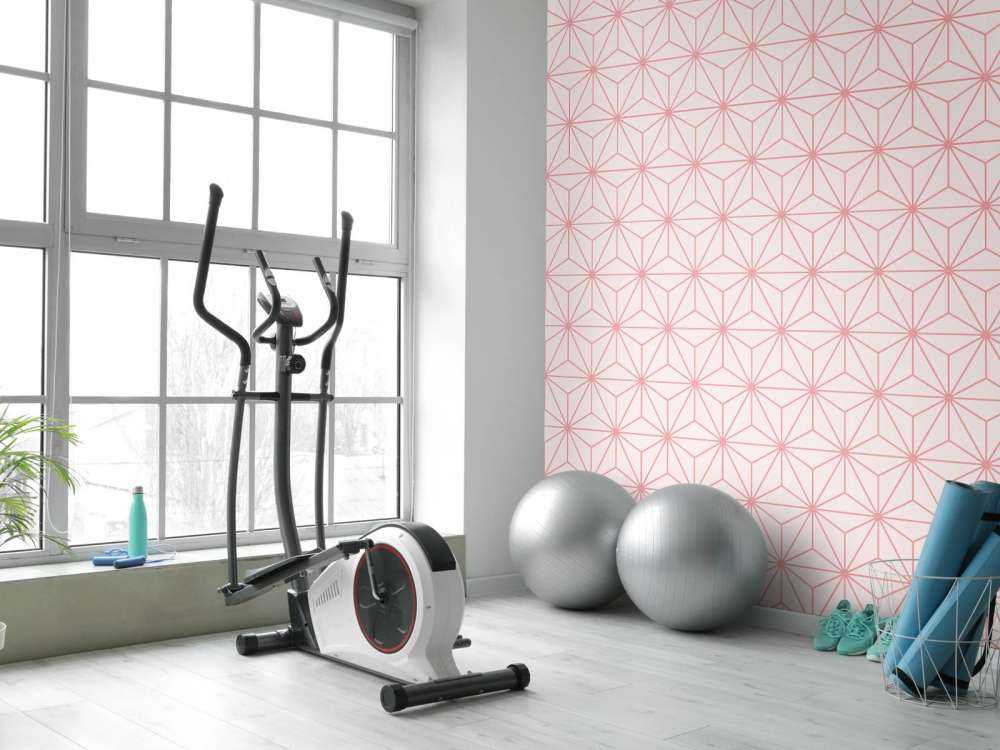 Geometric stars, white