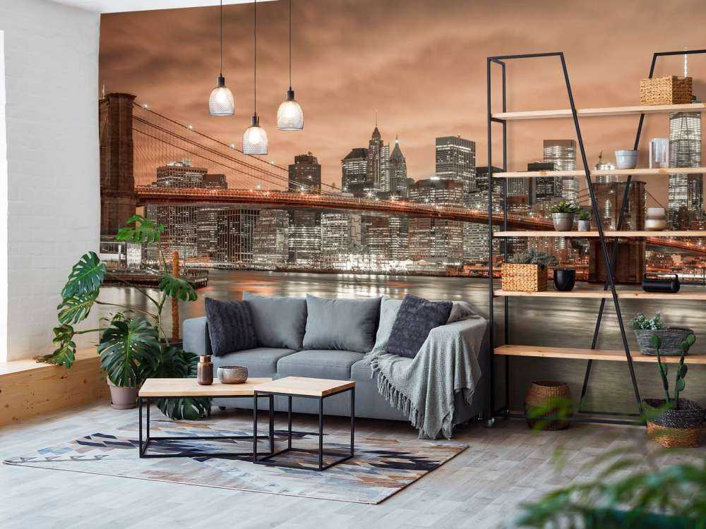 Brooklyn Bridge and Manhattan