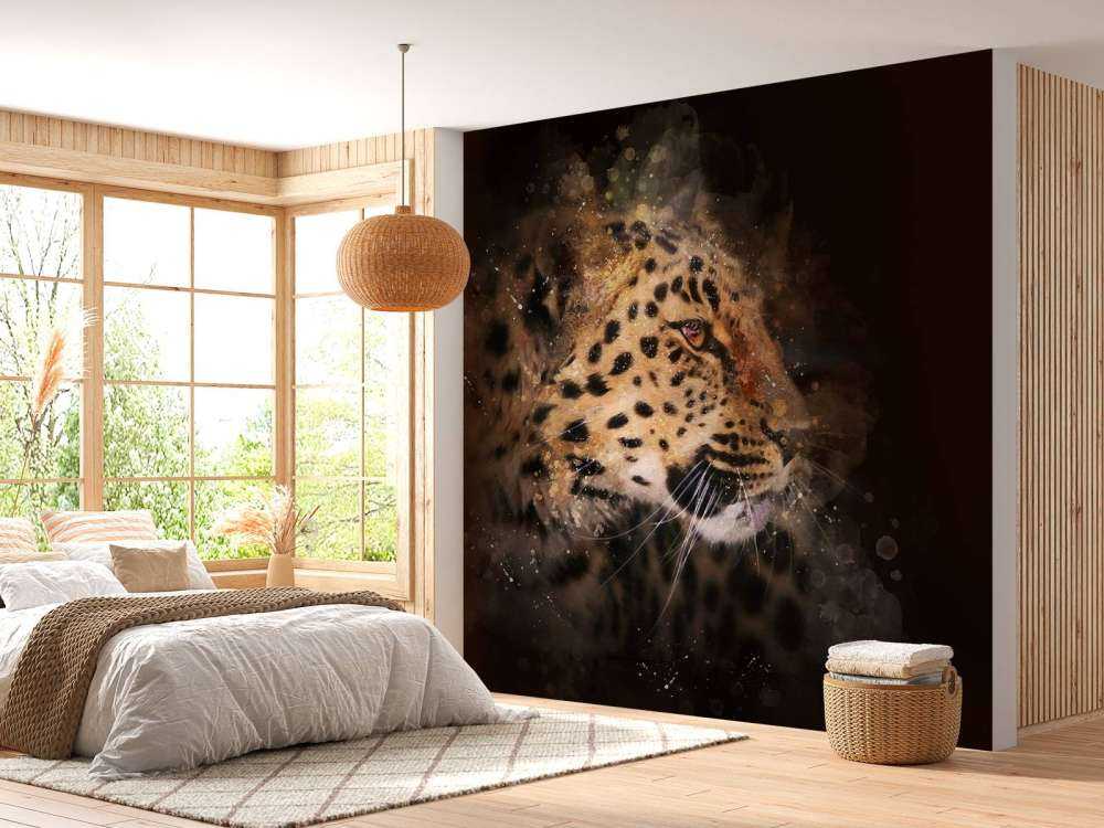 Painted leopard