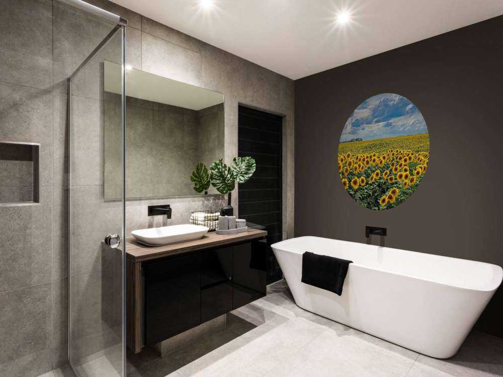 Meadow full of sunflowers