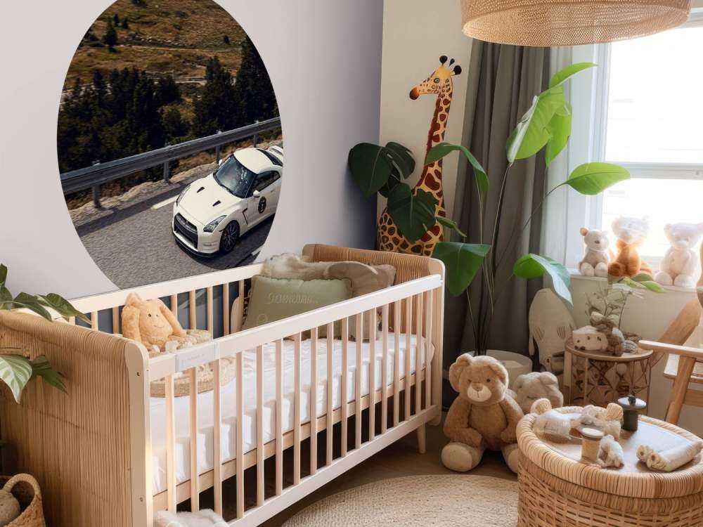 Nissan GT-R on mountain road