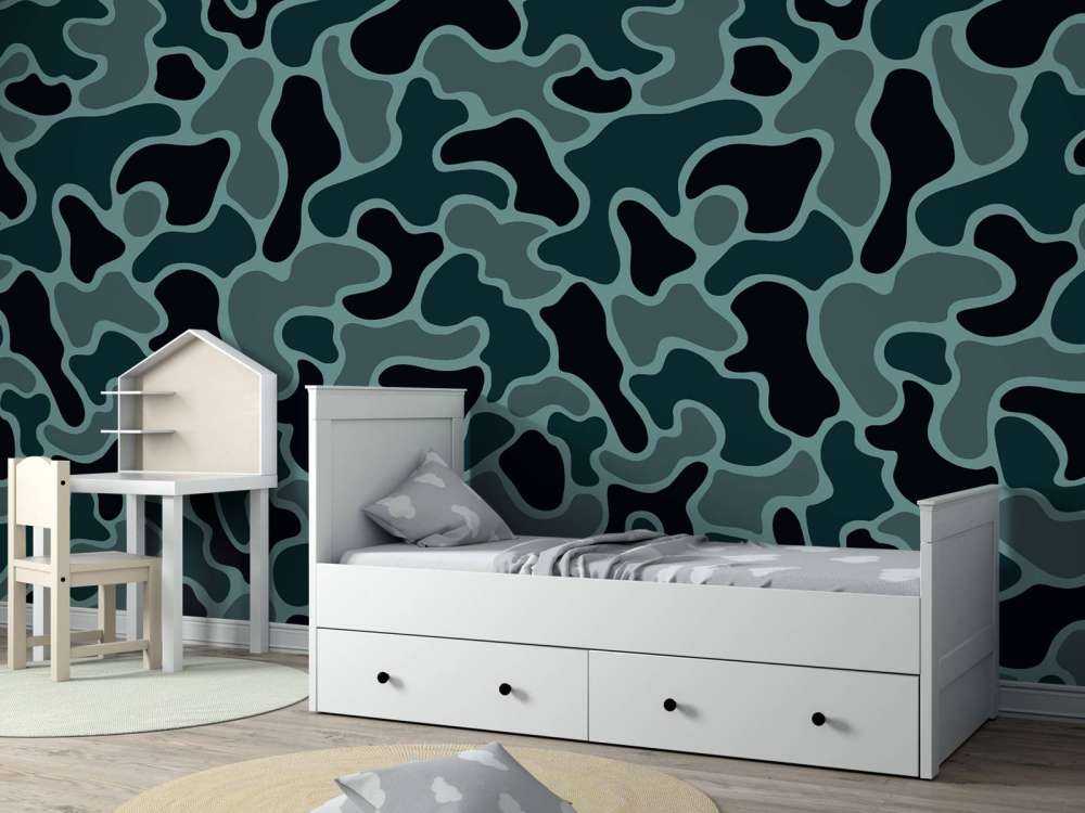 Green grey camouflage 