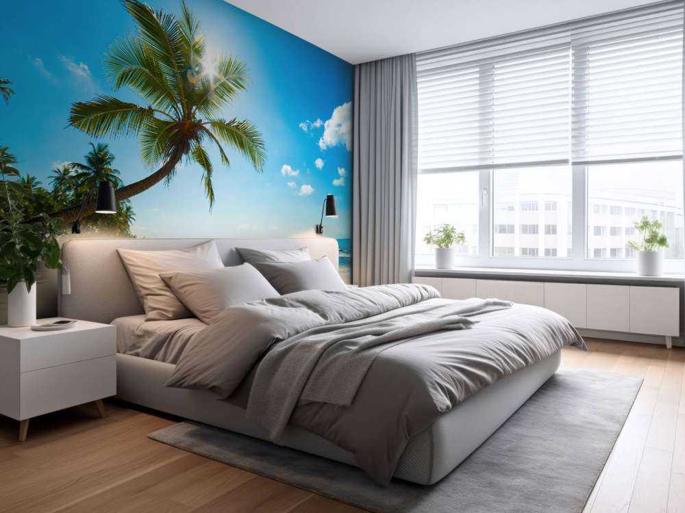 Large palm tree