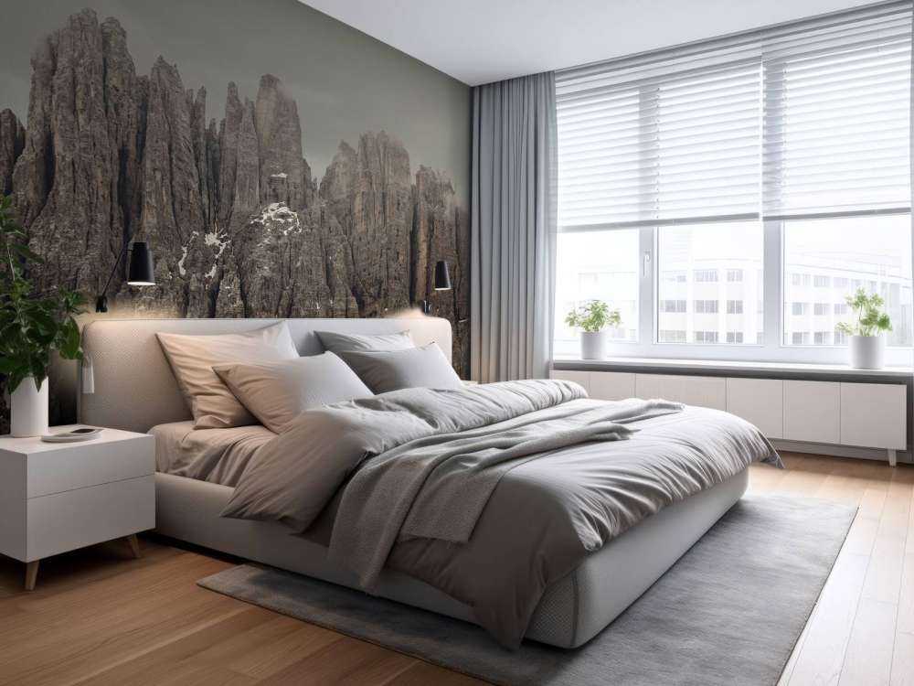 Mountain Peaks in the Dolomites