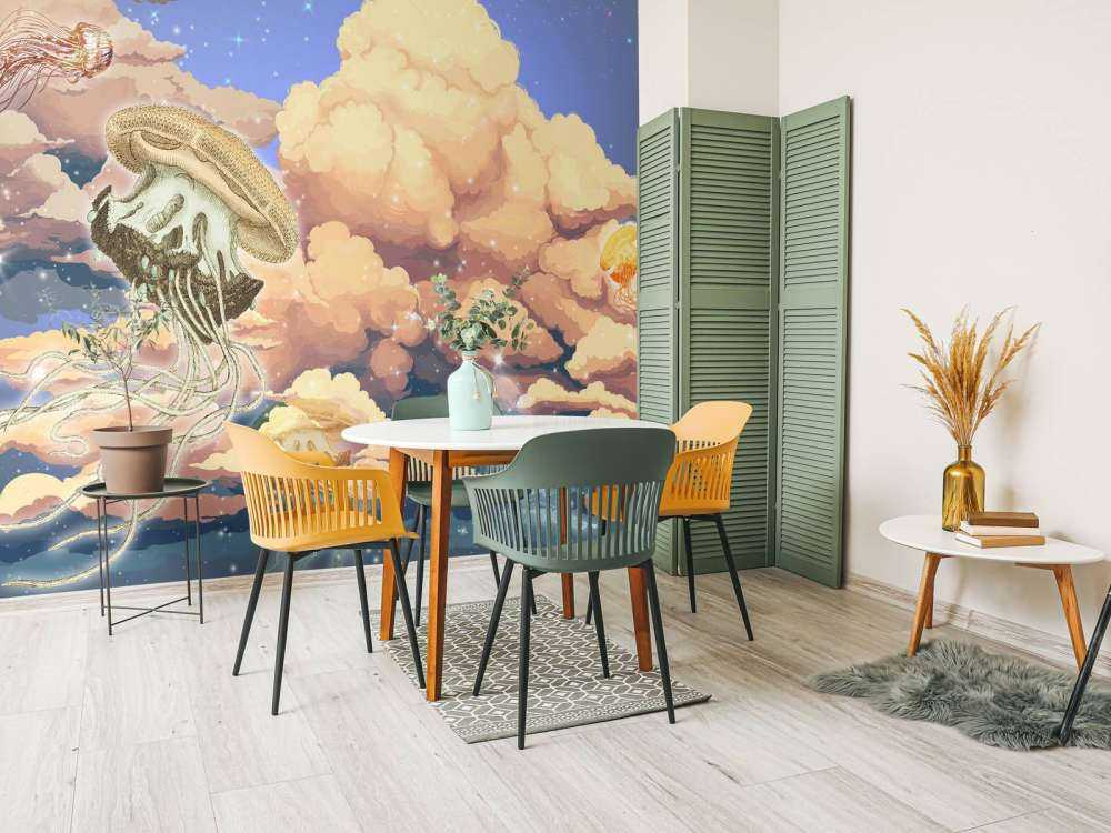 Jellyfish in the clouds