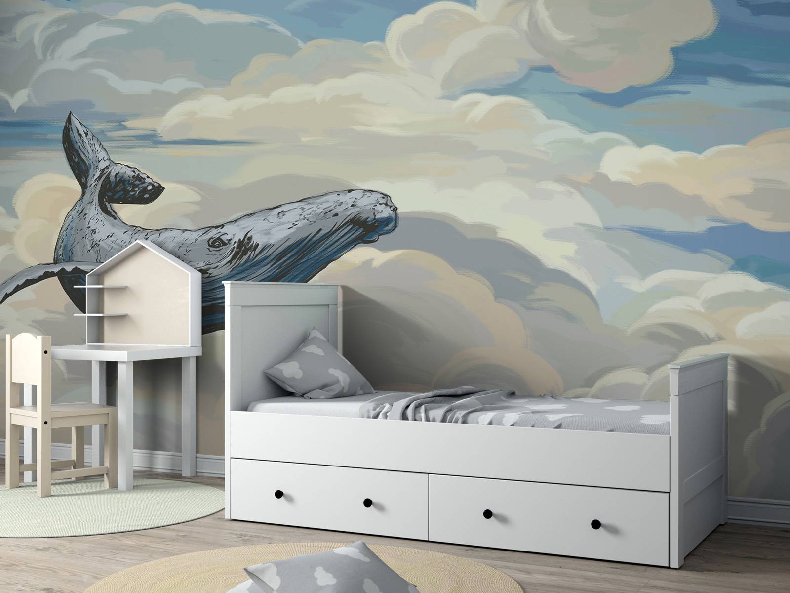 Whale through the clouds