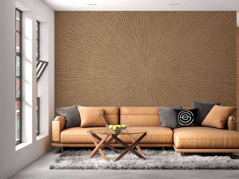 Textured lines in gold brown