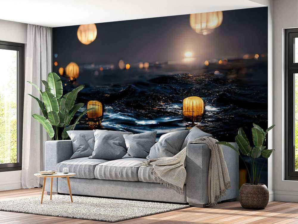 Lanterns over the water