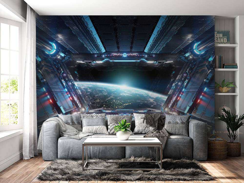 View from a spaceship