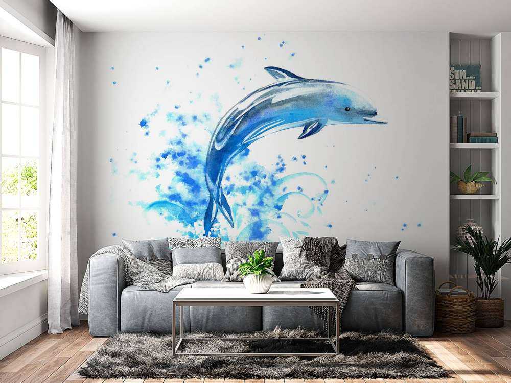 Jumping dolphin