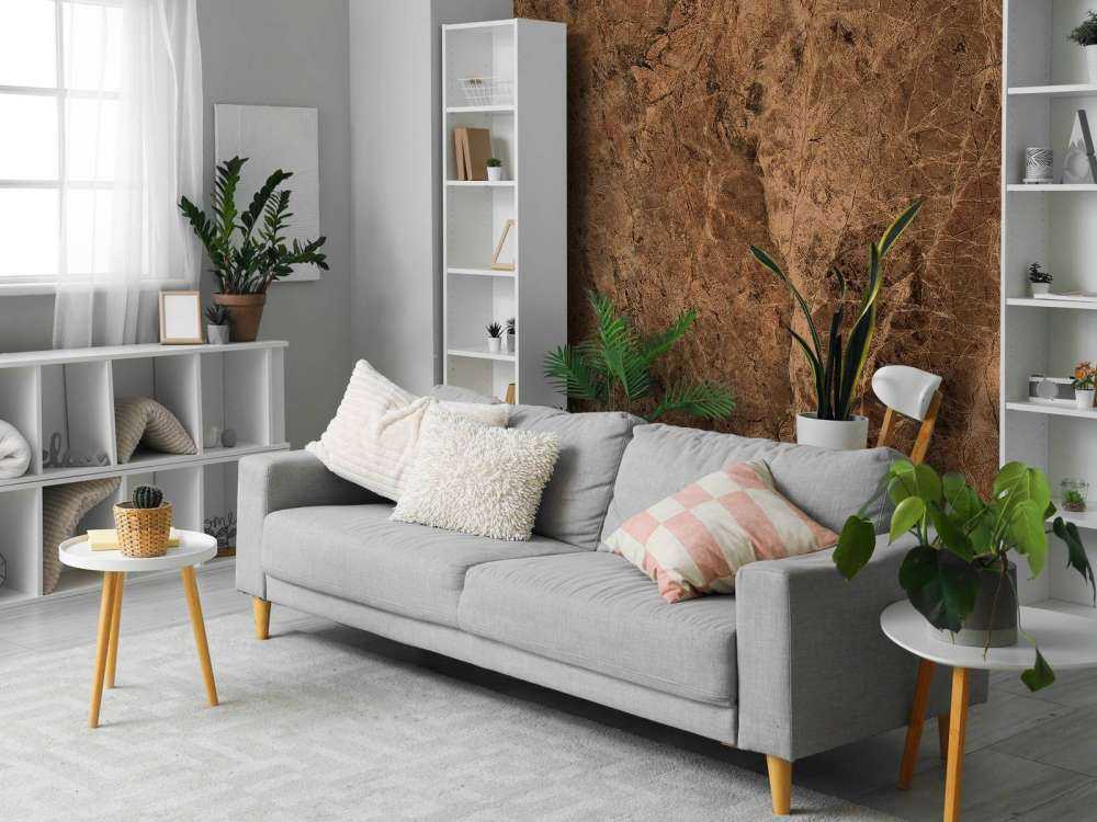 Texture of brown marble