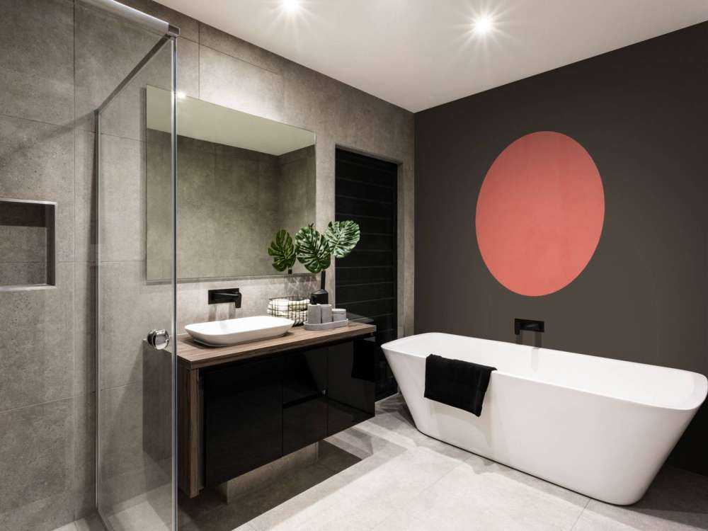 Apricot pink concrete