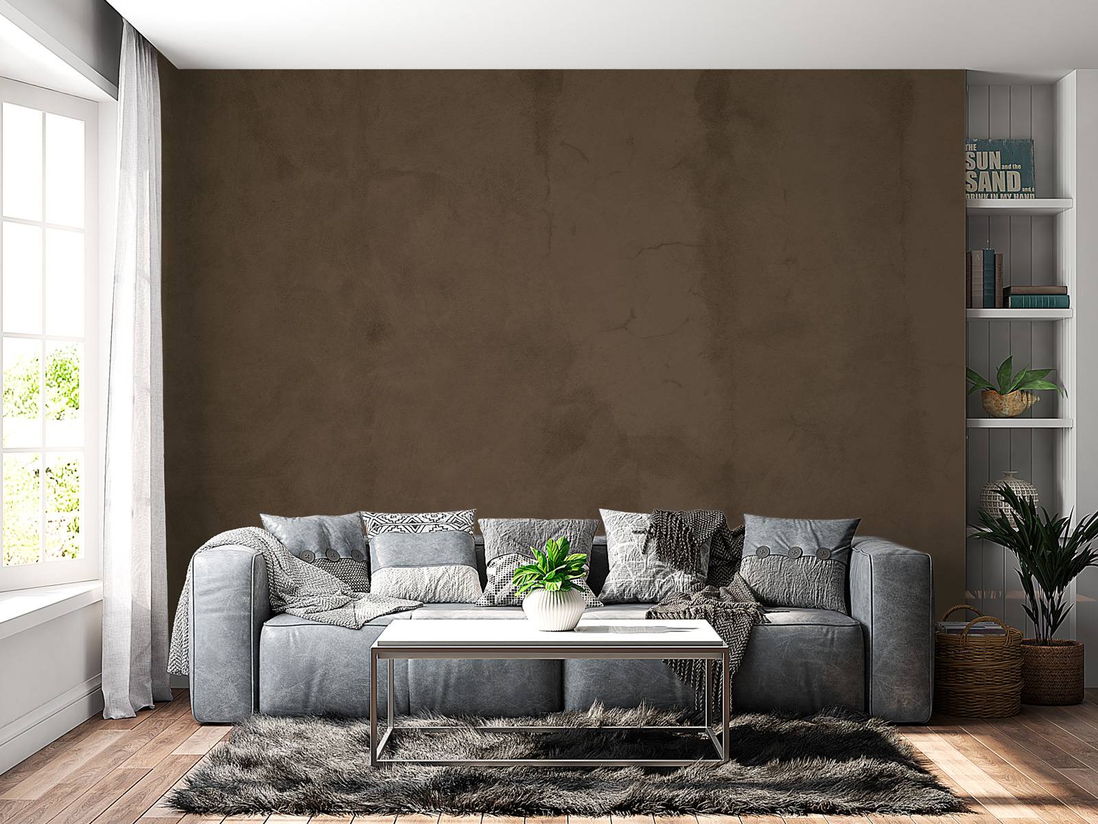 Royal brown concrete