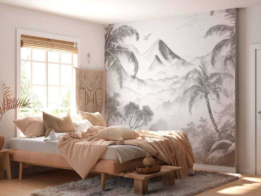 Dawn on Volcanic Island