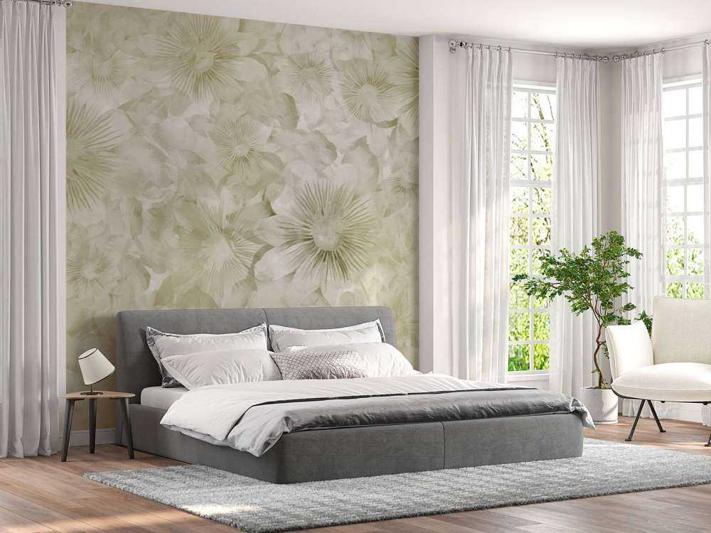 Botanical Watercolor Elegance Warm Sand