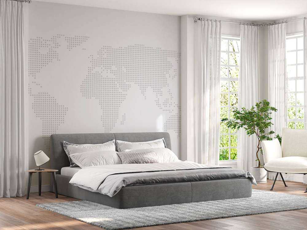 Dotted world map