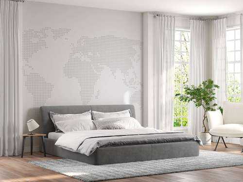 Dotted world map