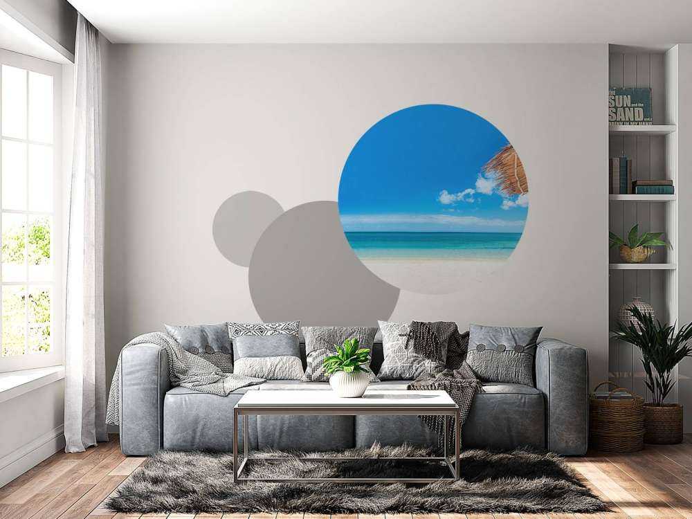 Sun loungers on the beach