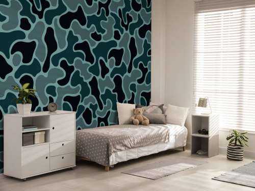 Green grey camouflage 