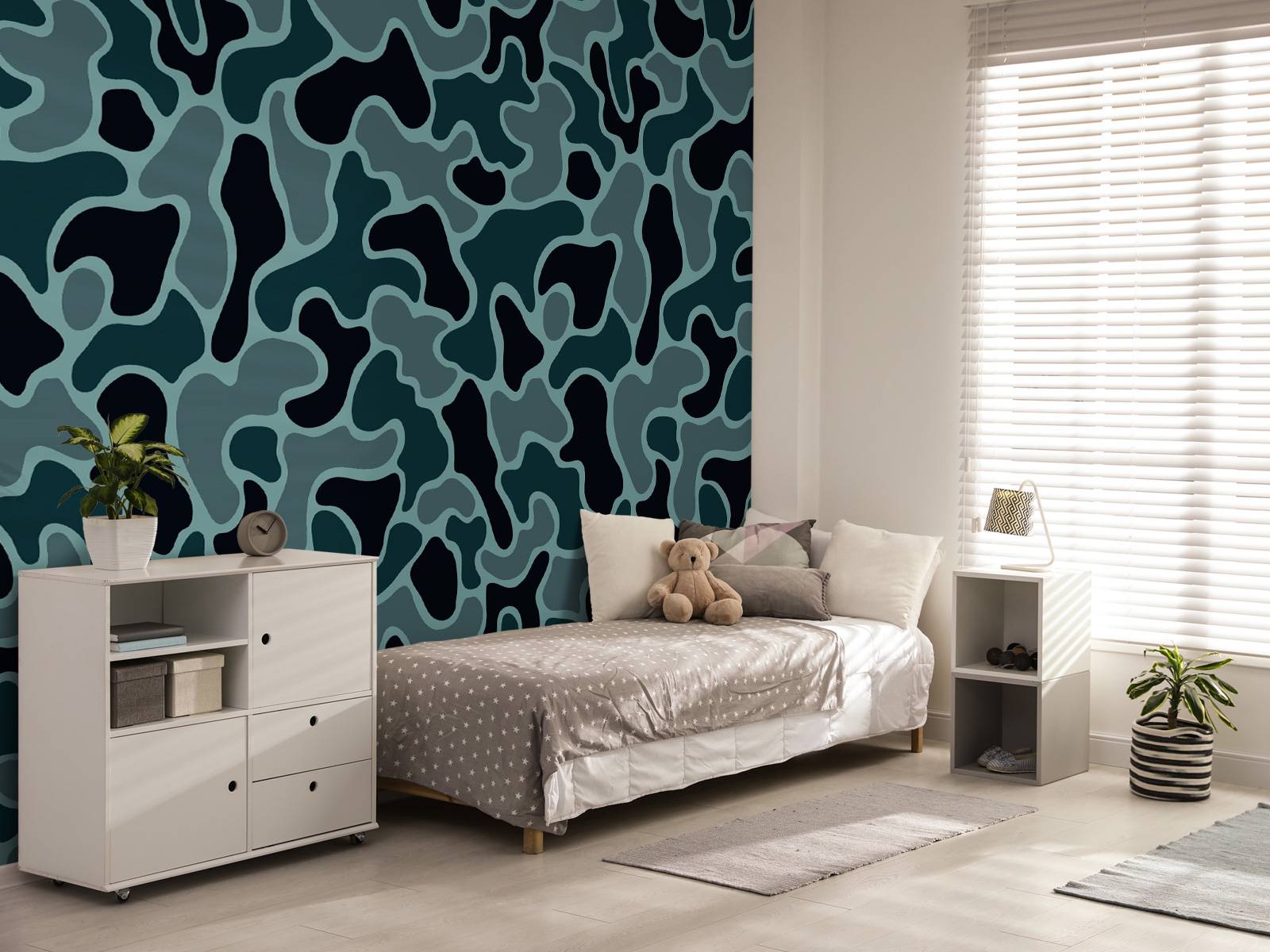 Green grey camouflage 