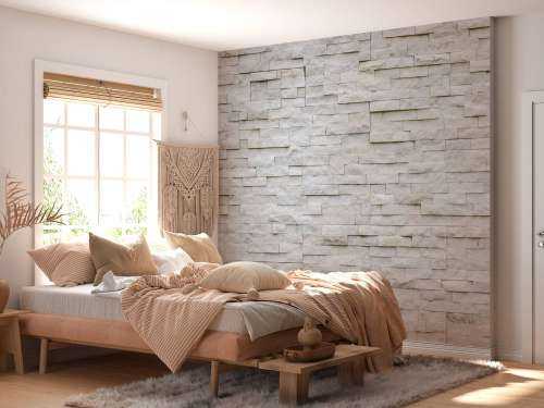 Modern stone wall