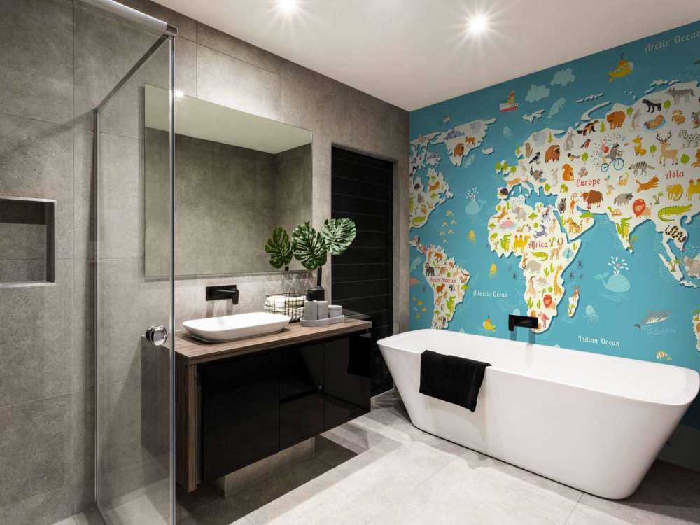 Illustratie wereldkaart