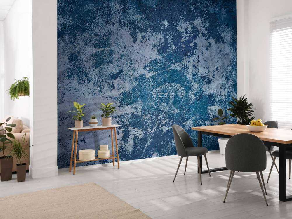 Weathered wall painting