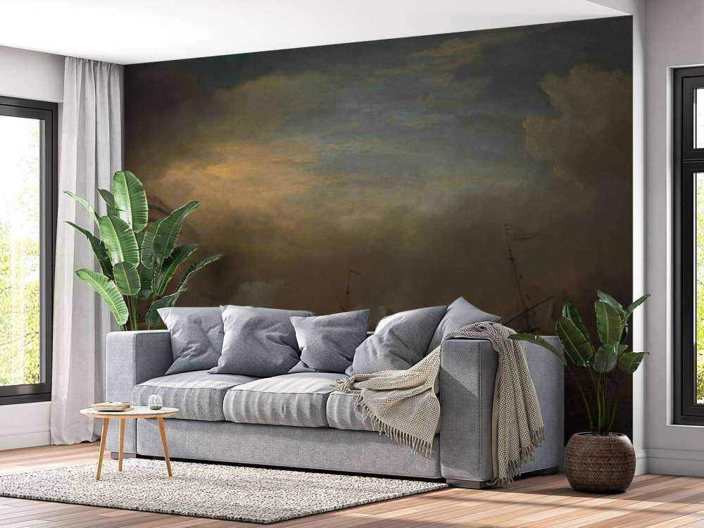 Gevecht tijdens de zeeslag bij Kijkduin