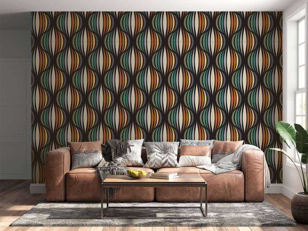 Pattern in retro style