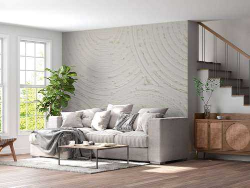 Zen circles coarse structure in off white