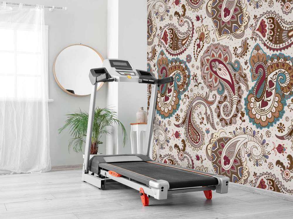 Colored flowers background