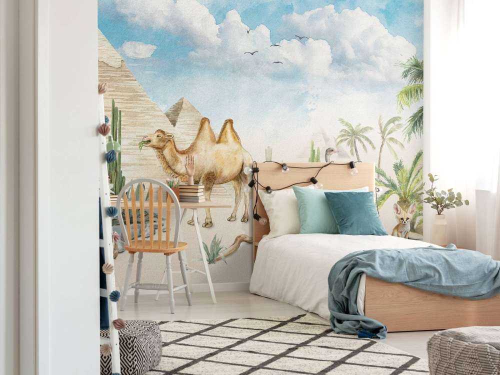 Animals at the pyramids