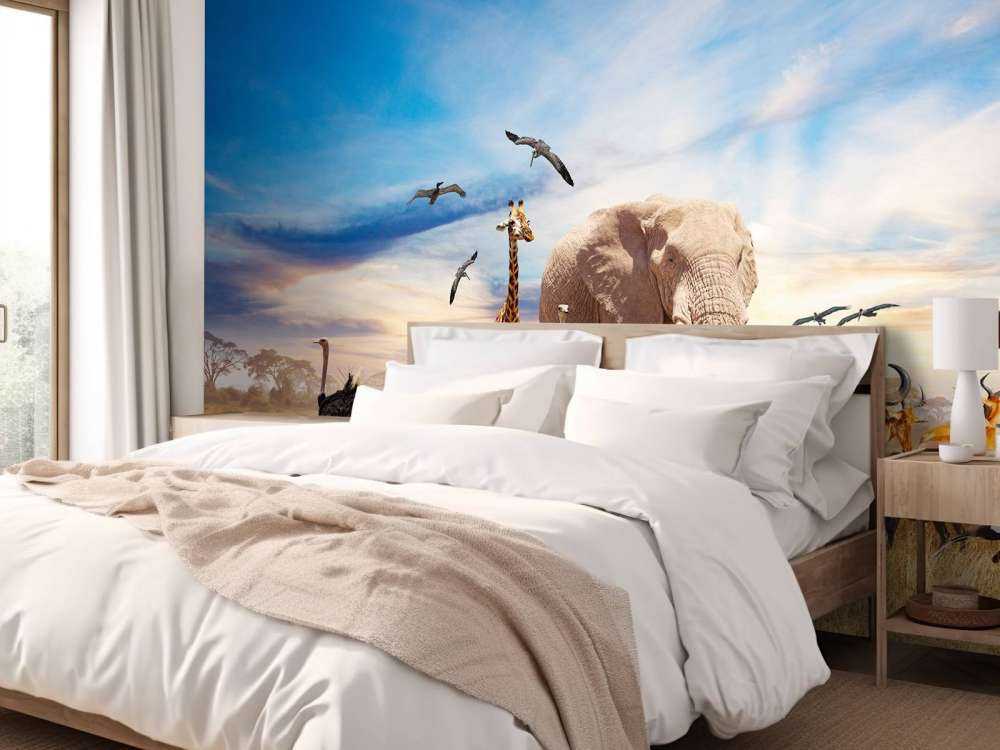 Group African animals