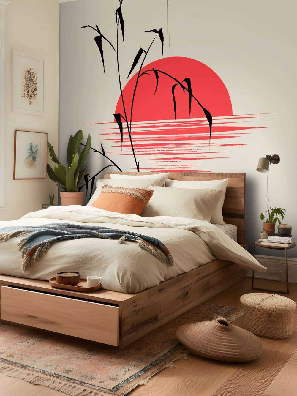 Zonsondergang illustratie