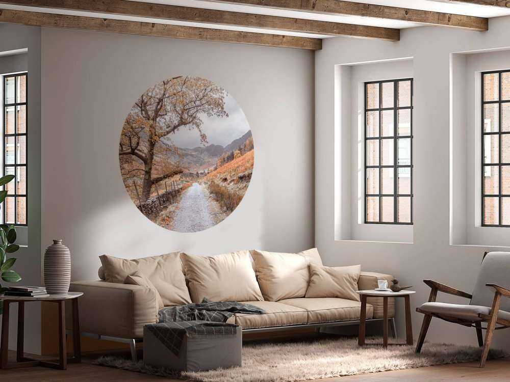 Path between the mountains