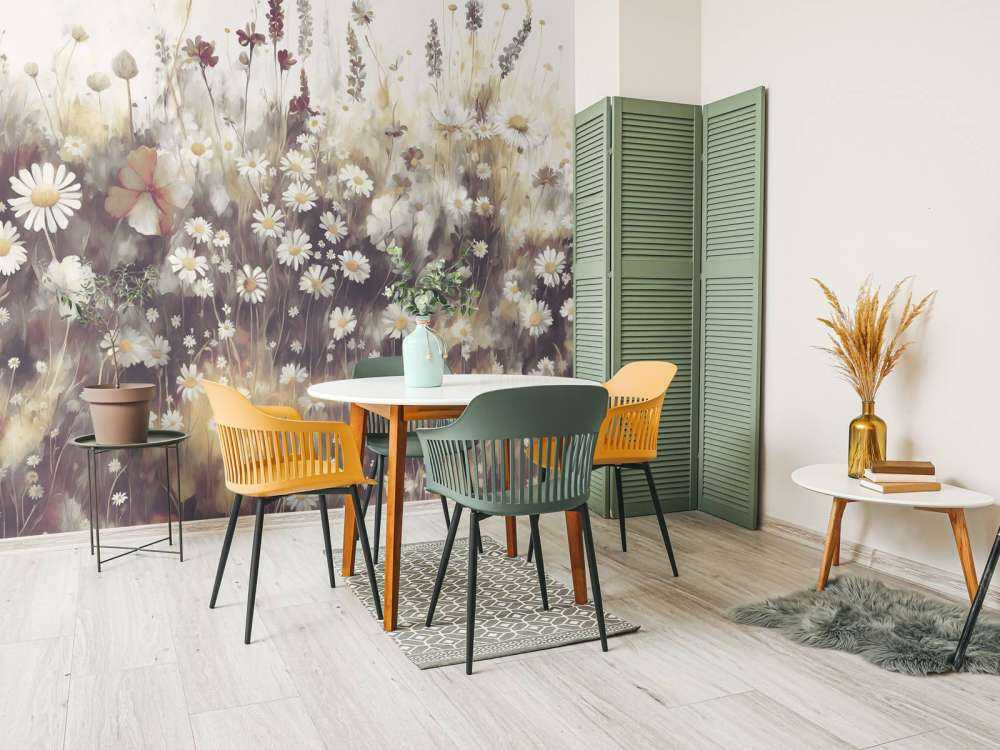 Lush Greenery of Summer Golden Brown