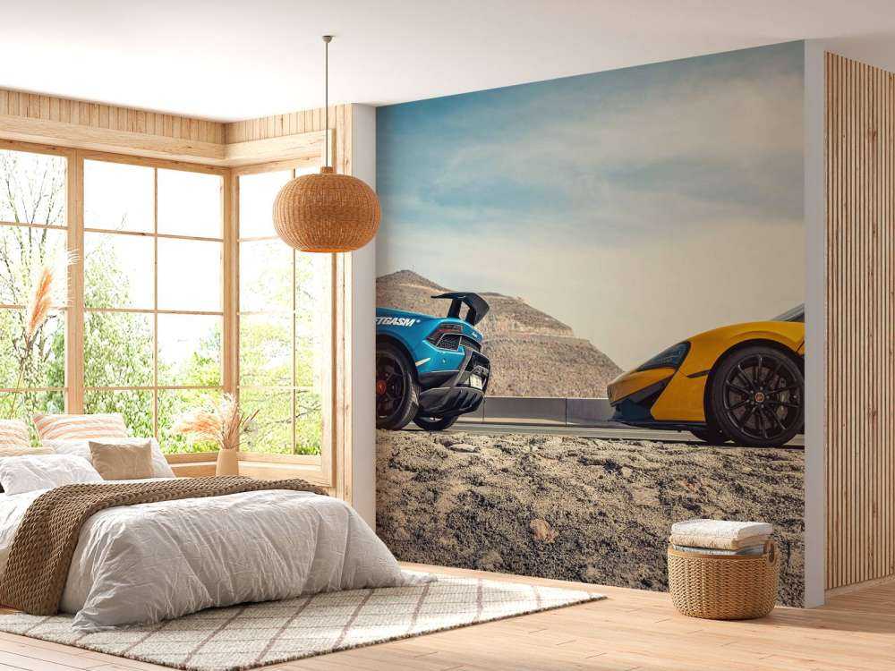 Duel between supercars