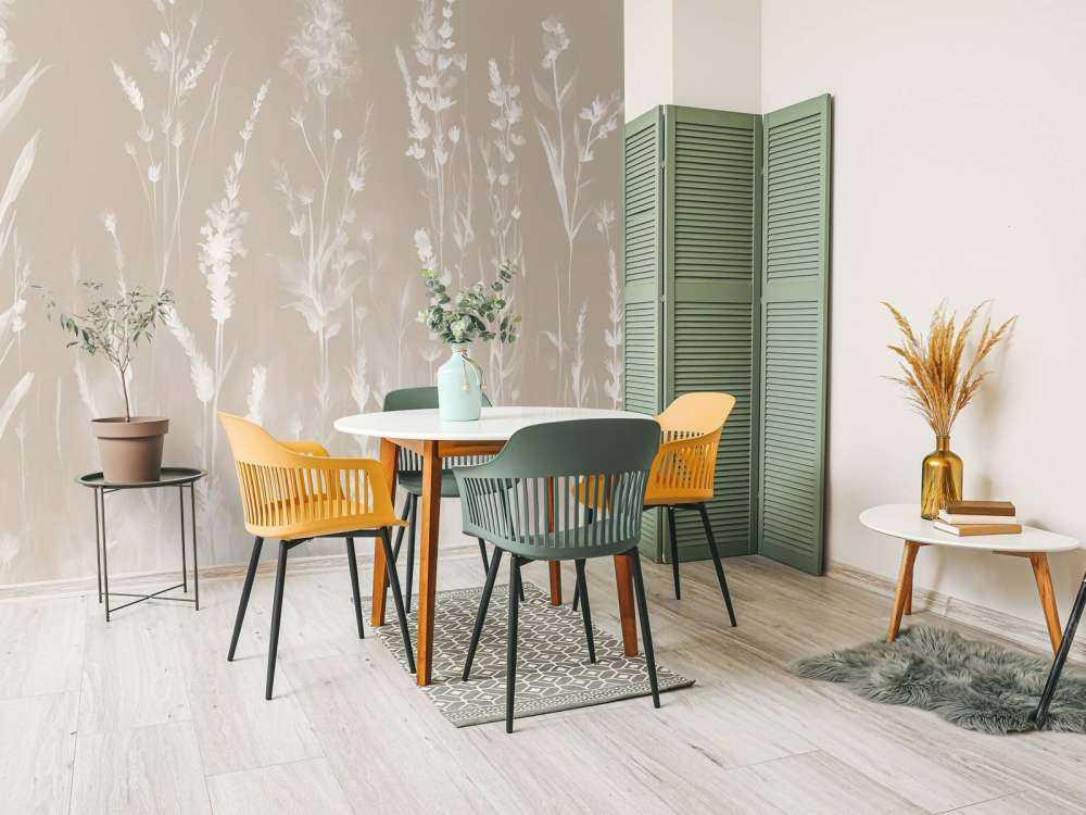 Lavender Glade Seamless Sand Beige