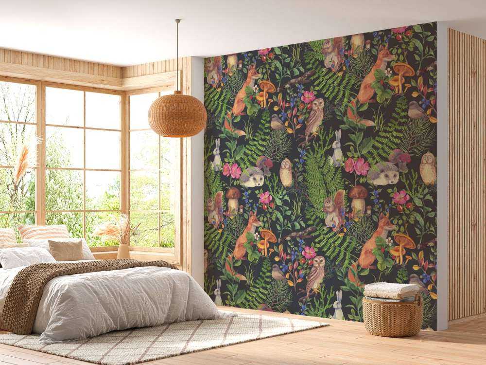 Dark forest pattern
