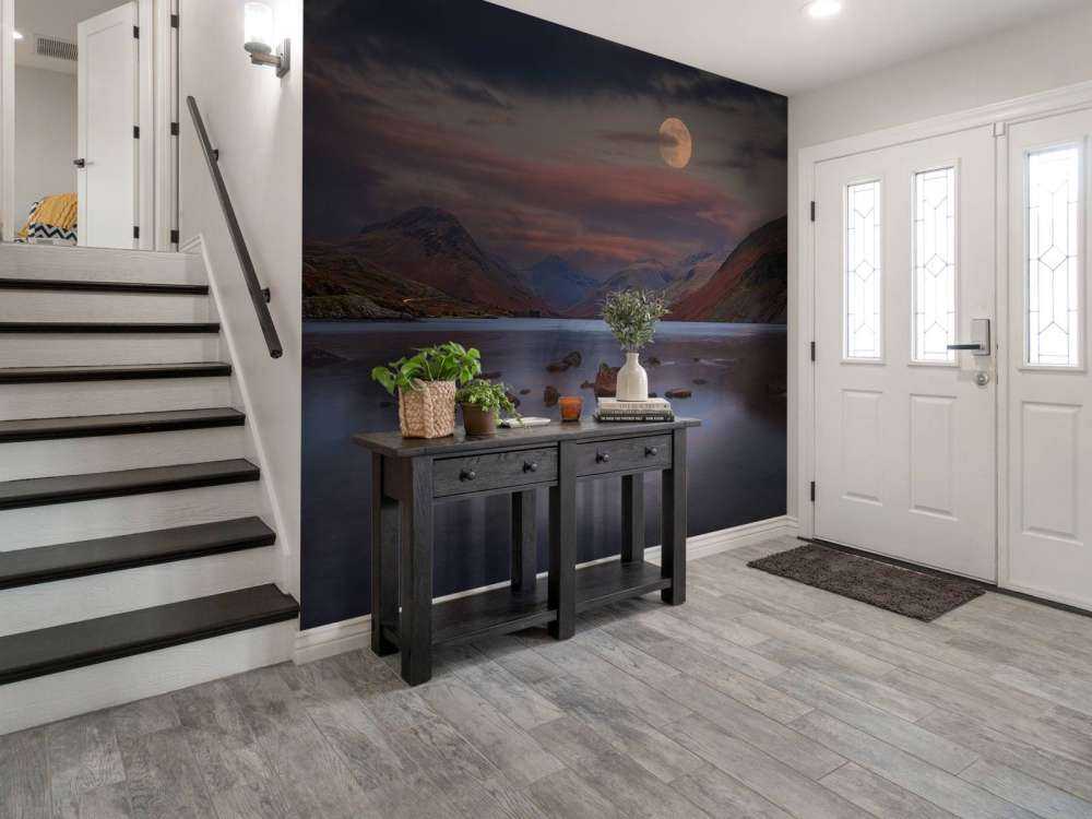 Moon above Wastwater, Lake District, Cumbria