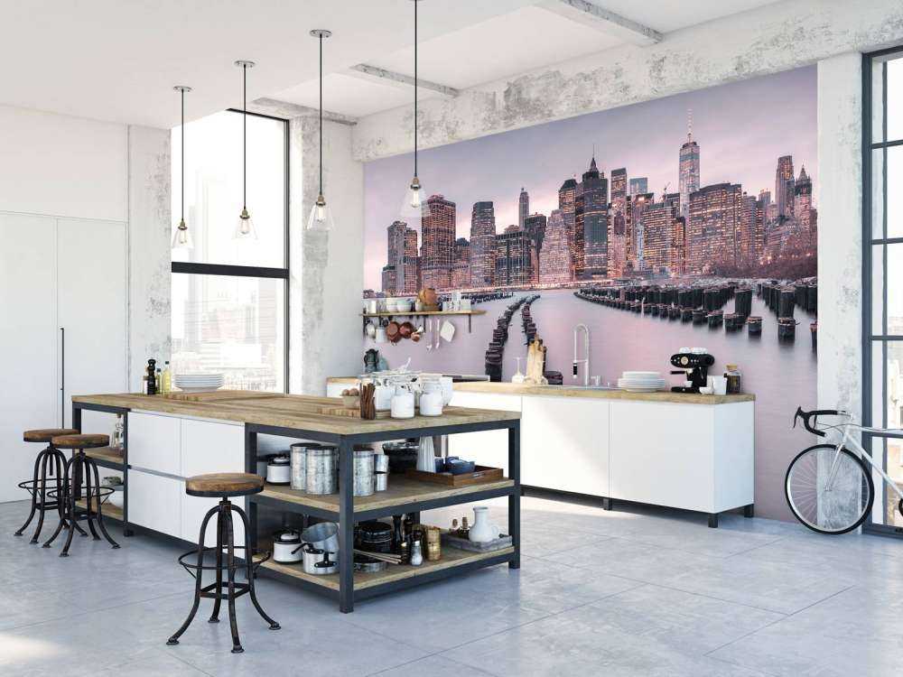 Breakwaters near Manhattan