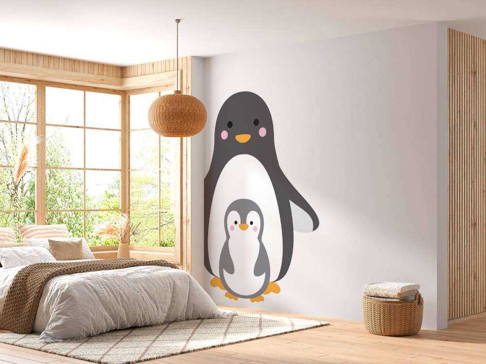Cheerful penguins