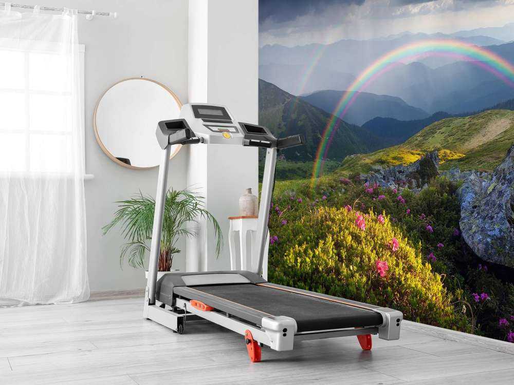 Landscape with flowers