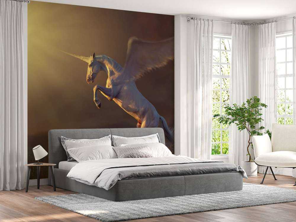 Unicorn with wings