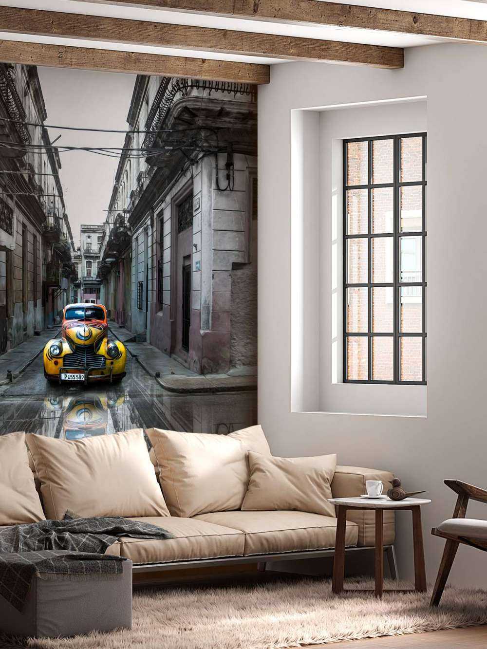 Classic old car in Havana, Cuba