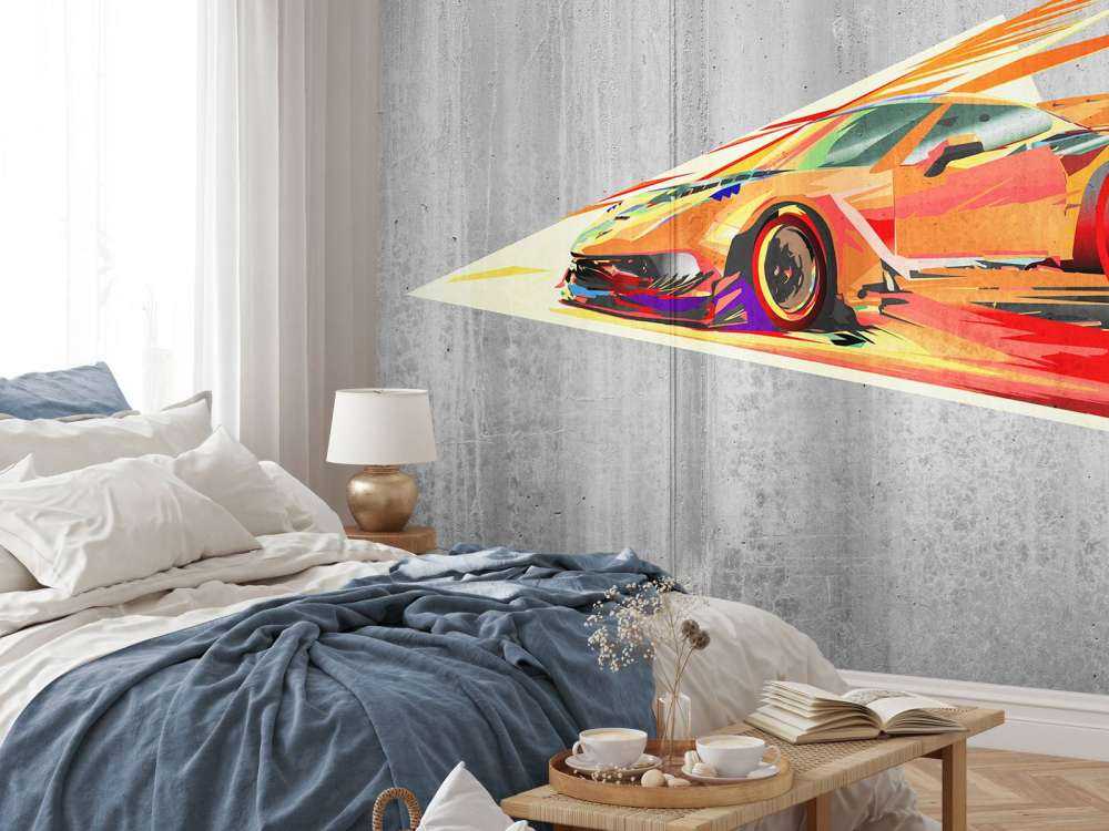 Graffiti racecar