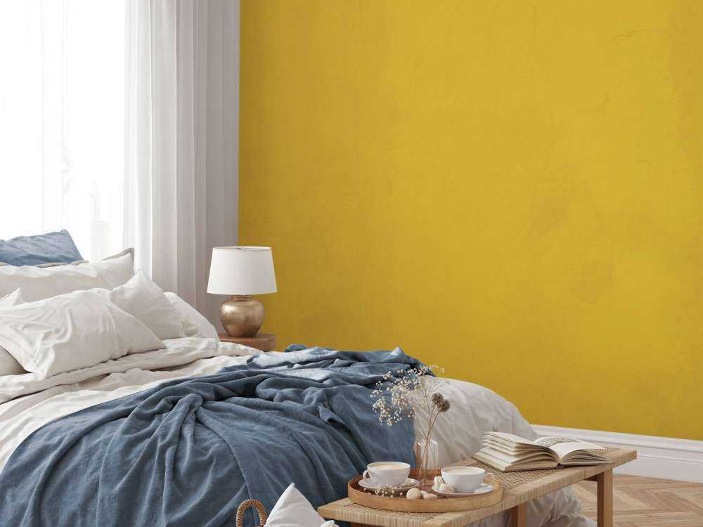 Yellow brown concrete