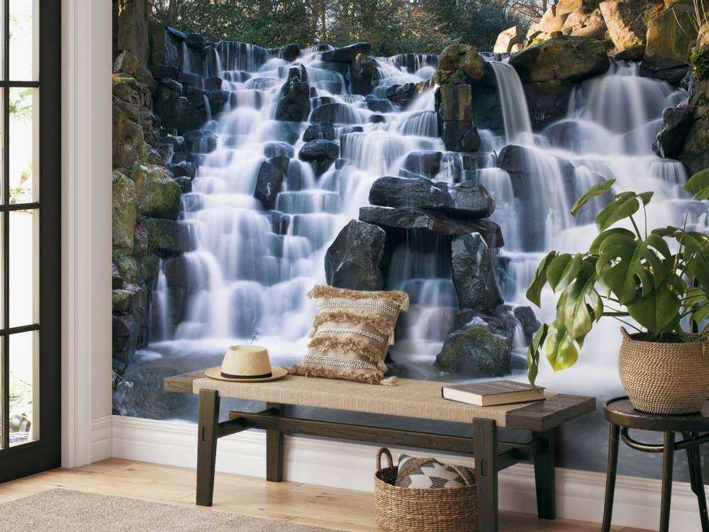 Waterfall in winter