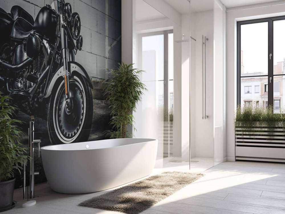 Beautifully polished engine