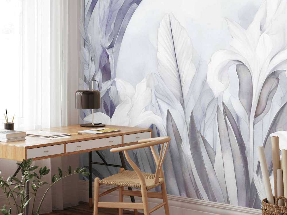 Irises at Sunrise Purple